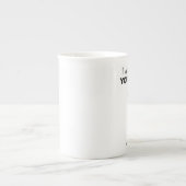 Ich wohnte früher in deinen Ballen, im Individuell Porzellantasse (Vorderseite)