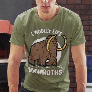 Ich wölbe wie Mammotten prähistorisches Tier Gebur T-Shirt