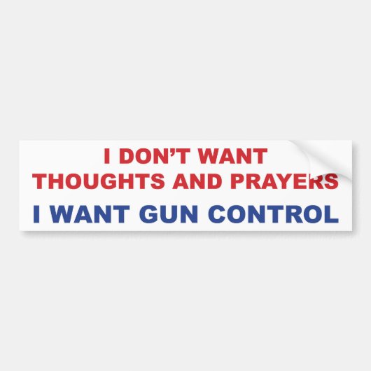 Ich Woll deine Gedanken und Gebete nicht Autoaufkleber (Vorne)