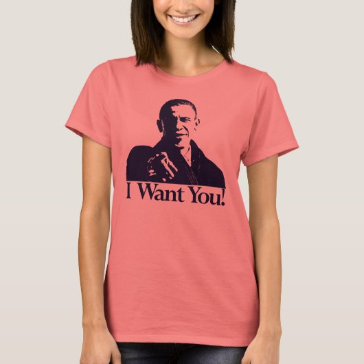 Ich Woll dir! Barack Obama Shirt (Vorderseite)