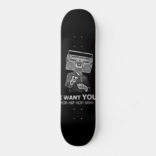 Ich woll dir für angesagte Hopfenarmee Skateboard (Vorderseite)