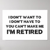 Ich Woll nicht, du kannst mich nicht machen, ich b Poster (Vorne)