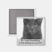 Ich wollte alles Magnet (Vorderseite/Rückseite)