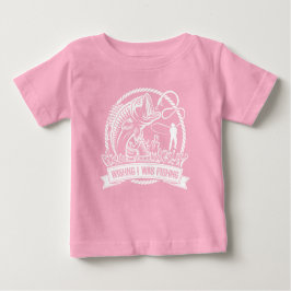 Ich wollte angeln baby t-shirt