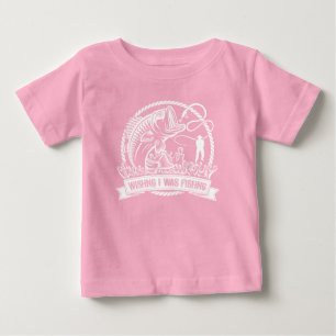 Ich wollte angeln baby t-shirt