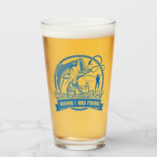 Ich wollte angeln glas (Vorne (Gefüllt))