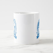 Ich wollte angeln Jumbo-Tasse (Vorderseite)