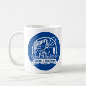 Ich wollte angeln kaffeetasse (Links)