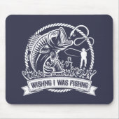 Ich wollte angeln mousepad (Vorne)