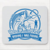 Ich wollte angeln mousepad (Vorne)