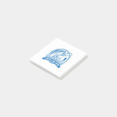 Ich wollte angeln post-it klebezettel (angewinkelt)