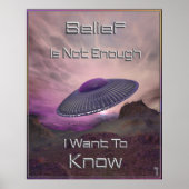 Ich Wollte, Art Print Poster zu kennen (Vorne)