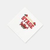 Ich Wollte auf der Bühne Schauspielerin Schauspiel Serviette (Ecke)