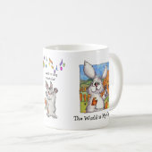 Ich Wollte auf die Tasse Sing Carrot-oke Rabbits (VorderseiteRechts)