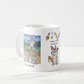 Ich Wollte auf die Tasse Sing Carrot-oke Rabbits (Vorderseite Links)
