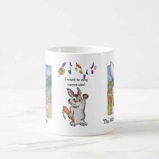 Ich Wollte auf die Tasse Sing Carrot-oke Rabbits (Mittel)