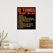 Ich Wollte Autos bei der Mechanik des Auto Poster (Küche)