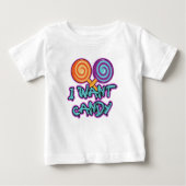 Ich Wollte Candy Baby T-shirt (Vorderseite)