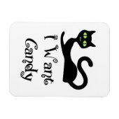 Ich Wollte Candy Cat Magnet (Horizontal)