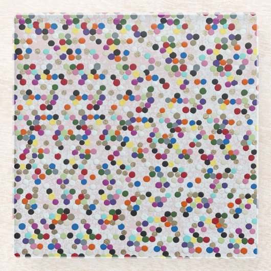 Ich Wollte Candy Glass Untersetzer (Vorderseite)