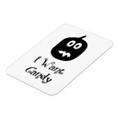 Ich Wollte Candy Pumpkin Magnet (Linke Seite)