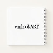 Ich Wollte Candy Square Notebook Notizblock (Rückseite)