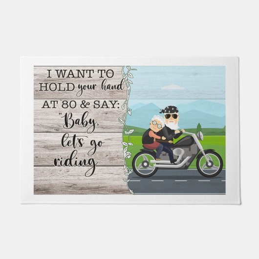 Ich Wollte, deine Hand zu halten und zu sagen, zu Fußmatte (Vorderseite)