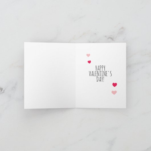 Ich Wollte dich auf meiner Seite des Valentins Karte (Innenseite)