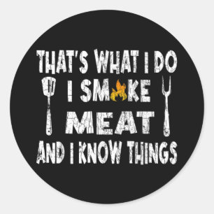 Ich Wollte dich in mir Funny Barbecue Ribs Runder Aufkleber