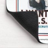 "Ich Wollte dich" Onkel Sam Mousepad (Ecke)