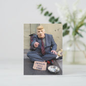 ICH WOLLTE DICH POSTKARTE (Stehend Vorderseite)