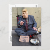 ICH WOLLTE DICH POSTKARTE (Vorne/Hinten)