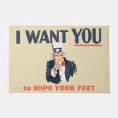 Ich Wollte dir, deine Füße zu wischen Sam Fußmatte (Vorderseite)