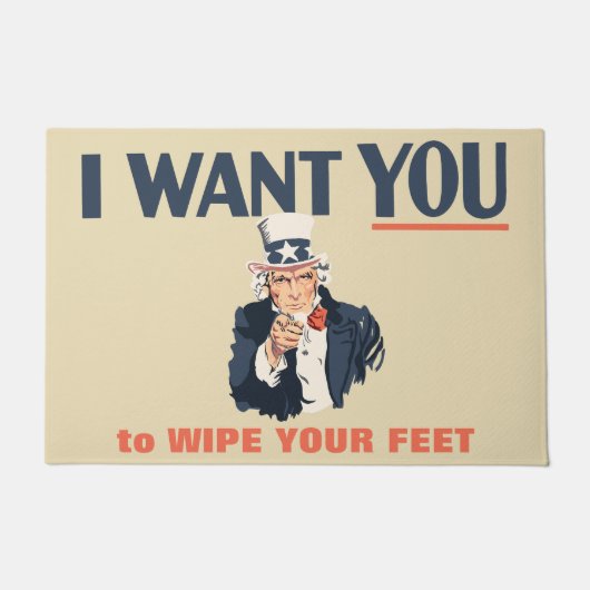 Ich Wollte dir, deine Füße zu wischen Sam Fußmatte (Vorderseite)