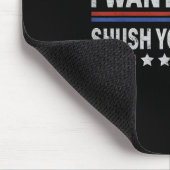 Ich Wollte dir, den Mund zu schütteln. Mousepad (Ecke)