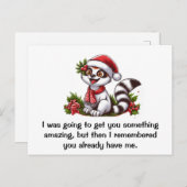 Ich wollte dir etwas phantastisches besorgen postkarte (Vorne/Hinten)