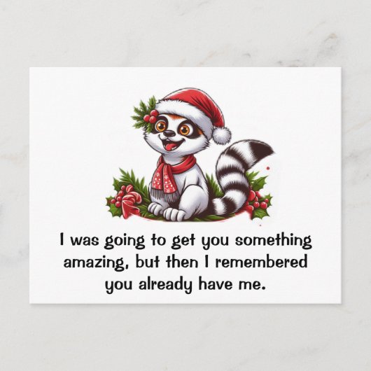 Ich wollte dir etwas phantastisches besorgen postkarte (Vorderseite)