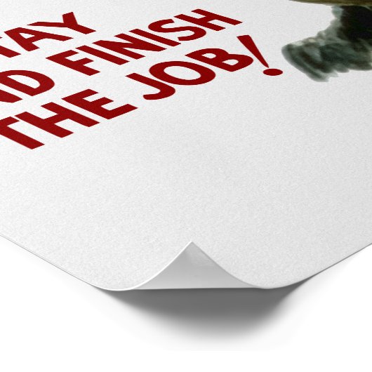 Ich Wollte dir FDR — Onkel Sam WWII Poster (Ecke)