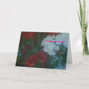 Ich wollte dir für immer Grußkarten Karte