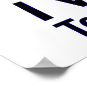 Ich Wollte dir: Mein Pferdeposter waschen Poster (Ecke)