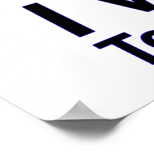 Ich Wollte dir: Mein Pferdeposter waschen Poster (Ecke)