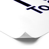 Ich Wollte dir: um dich selbst zu bedecken Poster (Ecke)