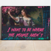 Ich Wollte, dort zu sein, wo die Leute keine Mauer Poster