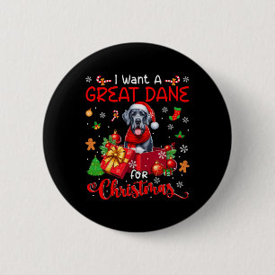 Ich Wollte ein großes Ding für Weihnachtsbesitzer  Button