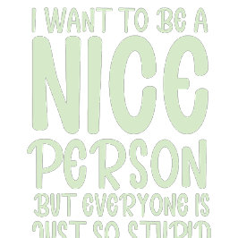 Ich wollte, ein netter Mensch zu sein, aber jeder  Zweifarbige Tasse