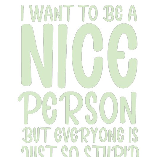 Ich wollte, ein netter Mensch zu sein, aber jeder  Zweifarbige Tasse