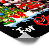 Ich Wollte ein Opossum für Weihnachten Niedlichen  Poster (Ecke)