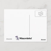 Ich Wollte, ein Raumfahrer zu sein Postkarte (Rückseite)