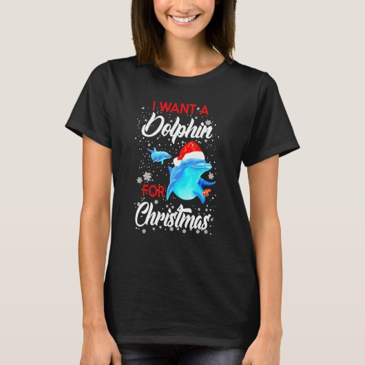 Ich Wollte ein Weihnachtsfest-Weihnachtsfisch-T-Sh T-Shirt (Vorderseite)