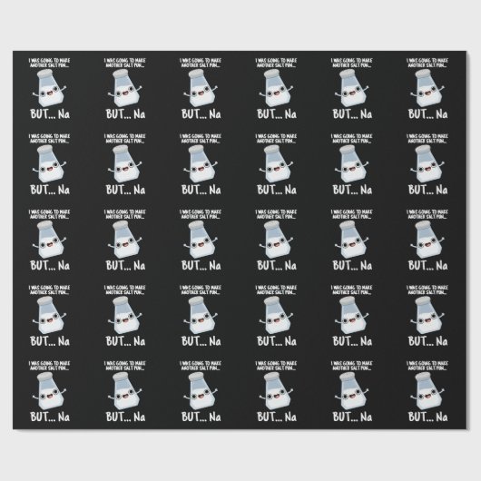 Ich wollte eine Salzpuppe machen, aber eine dunkle Geschenkpapier (Flach)